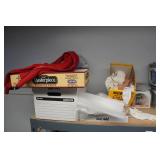 Metal Shelf with Contents