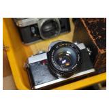 Metal Shelf with Contents