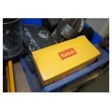 Metal Shelf with Contents