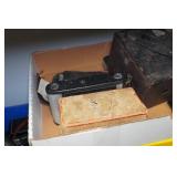 Metal Shelf with Contents