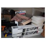 Contents of Shelves - Bar Clamps, Sporting Goods, Cameras, Tools