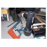 Contents of Shelves - Bar Clamps, Sporting Goods, Cameras, Tools