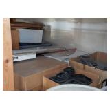 Contents of Shelves - Bar Clamps, Sporting Goods, Cameras, Tools