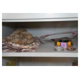 Metal Cabinet with Contents - Casters, Tools