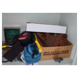 Metal Cabinet with Contents - Casters, Tools