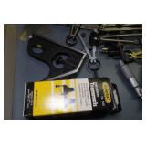 Contents of Drawer - Lufkin Rule Set, Micrometers, Starrett Planer Gage