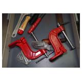 Contents of Drawer - Clamps, Shaping Tools