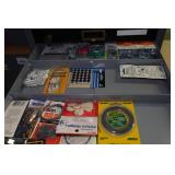 Cabinet of Drawers with Contents - Clamps, Fasteners, Cassette Tapes