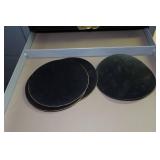 Cabinet of Drawers with Contents - Clamps, Fasteners, Cassette Tapes