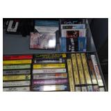 Cabinet of Drawers with Contents - Clamps, Fasteners, Cassette Tapes