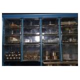 Small Parts Organizers with Contents - Fasteners, Caps, Clamps
