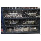 Small Parts Organizer with Contents - Fasteners, Nylon Lock Nuts