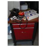 Tool Chest with Contents - Air File, Corded Drill, Grinder