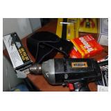 Tool Chest with Contents - Air File, Corded Drill, Grinder