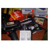 Tool Chest with Contents - Air File, Corded Drill, Grinder