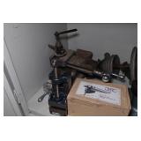 Contents of Shelf - Lathe Accessories, Clamps