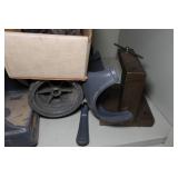 Contents of Shelf - Lathe Accessories, Clamps