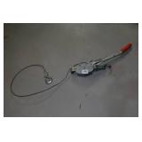 Sears Craftsman 1/2 Ton Cable Come Along