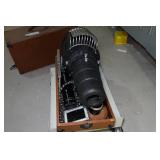 Antique Projector in Case and Dolly