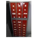 Drawered Organizer wih Contents - Baffles, Straps, Parts