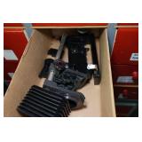 Drawered Organizer wih Contents - Baffles, Straps, Parts