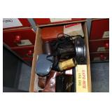 Drawered Organizer wih Contents - Baffles, Straps, Parts