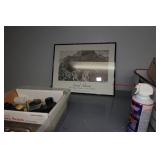 Desk with Cabinets and Contents - Camera Parts, Pocket Watches, Tools