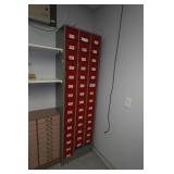 Drawered Organizer with Contents and Shelves - Fittings, Electrical