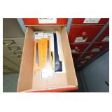 Drawered Organizer with Contents and Shelves - Fittings, Electrical