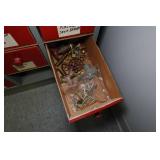 Drawered Organizer with Contents and Shelves - Fittings, Electrical