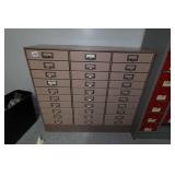 Metal Cabinet with Drawers