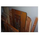 Contents of Crawlspace - Banquet Table, TV Trays, Folding Chair