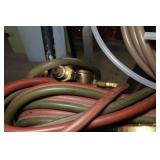 Oxy-Acetylene Cart with Hoses and Regulators