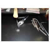 Workstation with Contents - Tool Box, Plastic Tote