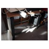 Workstation with Contents - Tool Box, Plastic Tote