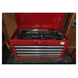 Tool Box with Tools - Craftsman 3/4" Ratchet, Wrenches, Sockets