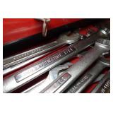 Tool Box with Tools - Craftsman 3/4" Ratchet, Wrenches, Sockets