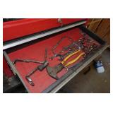 Tool Box with Tools - Craftsman 3/4" Ratchet, Wrenches, Sockets