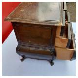 Small Dresser Top Jewelry or Other Cabinet 16" tall