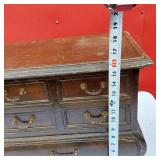 Small Dresser Top Jewelry or Other Cabinet 16" tall