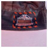 Leather Motorcycle Apparel including Interstate Leather Vest Size L and Interstate Leather Chaps Size Small. And Milwaukee Vest Liner SizeL