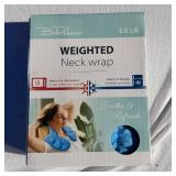 BellaRusso Weighted Neck Wrap and Silk Touch Throw, Nizoni Electronic Heating Pad