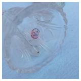 Crystal Decorative Covered Dish, 2 Glass Bells