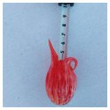 Small Lefton Red Pitcher