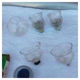 Large Lot of Various Candle Holders and Candle