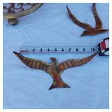 Miniature Brass Swans, Brass Colored Desk Lamp, Other Brass Birds and More