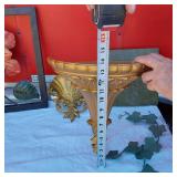 Large Lot of Various Home Decor Pieces Incl. Garden Flag, Wall Sconces and More