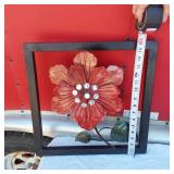 Large Lot of Various Home Decor Pieces Incl. Garden Flag, Wall Sconces and More