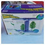 Unique Glass Vases, Shell Collection in Cabinet, Betta Double Tank, Glass Fish Bowl of Shells