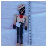 Folk Art Dancing Men - Cowboy Made in Columbia Carpenter Shop